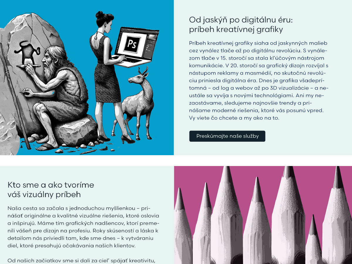 Beispiel für Webdesign 3